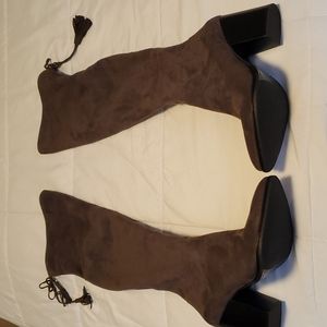 Marc Fisher LTD over the knee suede boots